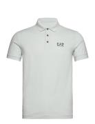 Polo Tops Polos Short-sleeved Blue EA7