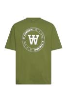 Wwasa Tirewall T-Shirt Gots Tops T-Kortærmet Skjorte Green Double A By...