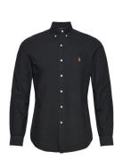 Slim Fit Oxford Shirt Tops Shirts Casual Black Polo Ralph Lauren