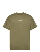 Cohen Brushed Tee Ss Tops T-Kortærmet Skjorte Green Clean Cut Copenhag...