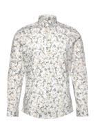 Aop Floral Shirt L/S Tops Shirts Casual Cream Lindbergh