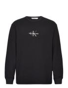 City Grid Ls Tee Tops T-Langærmet Skjorte Black Calvin Klein Jeans