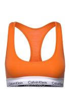 Unlined Bralette Lingerie Bras & Tops Soft Bras Tank Top Bras Orange C...