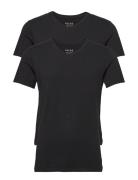 Bhdinton V-Neck Tee 2-Pack Tops T-Kortærmet Skjorte Black Blend