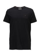 Tjm Xslim Jersey Tee Ext Tops T-Kortærmet Skjorte Black Tommy Jeans