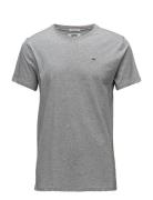 Tjm Xslim Jersey Tee Tops T-Kortærmet Skjorte Grey Tommy Jeans