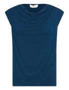 Rwbiarritz Ss Waterfall T-Shirt Tops T-shirts & Tops Sleeveless Blue R...