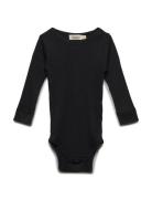 Plain Body Ls Bodies Long-sleeved Black MarMar Copenhagen