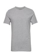 Crew-Neck Slim Tops T-Kortærmet Skjorte Grey Bread & Boxers