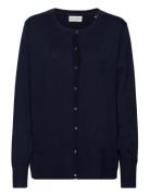 Cardigan Anna Tops Knitwear Cardigans Navy Lindex