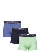 Bci Cotton/Elastane-3Pk-Trn Boxershorts Navy Polo Ralph Lauren Underwe...