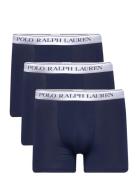 Bci Cotton/Elastane-3Pk-Bxb Boxershorts Navy Polo Ralph Lauren Underwe...