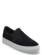 Slhdavid Chunky Suede Slipon Sneakers Black Selected Homme