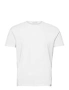 Panos Emporio Organic Cotton Tee Crew Tops T-Kortærmet Skjorte White P...