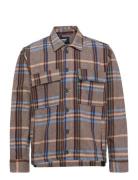 Check Pocket Jacket Tops Overshirts Multi/patterned Denim Project