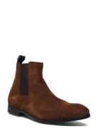 Pb10049 Støvlet Chelsea Boot Brown Playboy Footwear