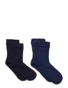 Ankle Sock - Rib  Sokker Strømper Navy Minymo