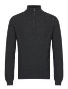 Gunvald Tops Knitwear Half Zip Jumpers Grey SIR Of Sweden