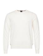 Botto-L Tops Knitwear Round Necks White BOSS