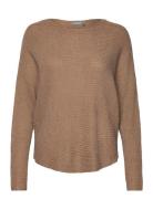 Freretta Pu 3 Tops Knitwear Jumpers Brown Fransa