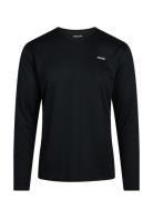 Men L/S Sports Tee Sport T-Langærmet Skjorte Black ZEBDIA