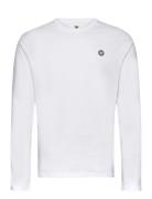 Mel Longsleeve Tops T-Langærmet Skjorte White Double A By Wood Wood