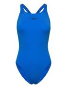 Womens Endurance+ Medalist Sport Swimsuits Blue Speedo