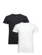 V-Neck T-Shirt 2-Pack Tops T-Kortærmet Skjorte White GANT