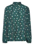 Sc-Tama Tops Blouses Long-sleeved Green Soyaconcept