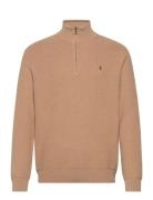 Mesh-Knit Cotton Quarter-Zip Sweater Tops Knitwear Half Zip Jumpers Be...