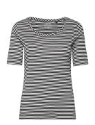 T-Shirt 1/2 Sleeve Tops T-shirts & Tops Short-sleeved Navy Gerry Weber...