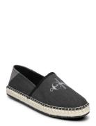 Espadrille Ml Btw Espadrillos Flade Sandal Black Calvin Klein