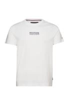 Small Hilfiger Tee Tops T-Kortærmet Skjorte White Tommy Hilfiger