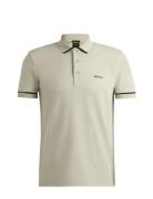 Paule Tops Polos Short-sleeved Beige BOSS