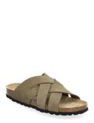 Slipper Slippers Hjemmesko Khaki Green Sofie Schnoor