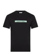 Cut Out Shadow Logo T-Shirt Tops T-Kortærmet Skjorte Black Calvin Klei...