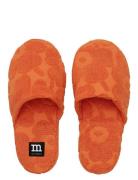 Mini Unikko Terry Slippers Slippers Hjemmesko Orange Marimekko Home