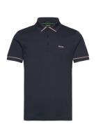 Paule Tops Polos Short-sleeved Navy BOSS