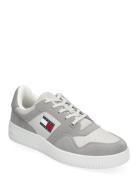 Tjm Basket Leather Low-top Sneakers Grey Tommy Hilfiger