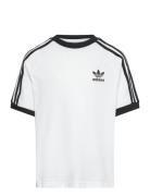 3 Stripe Tee Sport T-Kortærmet Skjorte White Adidas Originals