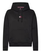 Tjw Bxy Badge Hoodie Tops Sweatshirts & Hoodies Hoodies Black Tommy Je...