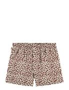 Burgundy Spots Underwear Boxer Shorts Beige Pockies