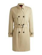 Maluks2341 Trenchcoat Frakke Beige HUGO