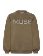 Cmida-Sweatshirt Tops Sweatshirts & Hoodies Sweatshirts Brown Copenhag...