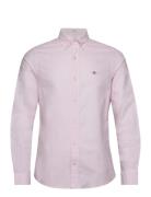 Slim Classic Oxford Shirt Tops Shirts Casual Pink GANT