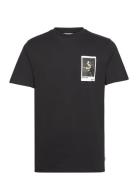 Memory T-Shirt Tops T-Kortærmet Skjorte Black Les Deux