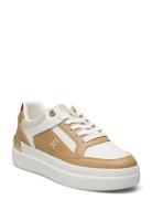 Lux Hardware Court Sneaker Low-top Sneakers Beige Tommy Hilfiger