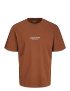 Jorvesterbro Tee Ss Crew Neck Noos Tops T-Kortærmet Skjorte Brown Jack...