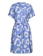 Objjacira S/S Shirt Dress Noos Kort Kjole Blue Object