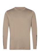 Borg Long Sleeve T-Shirt Sport T-Langærmet Skjorte Brown Björn Borg